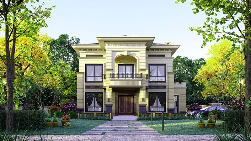 安州中式合院住宅，开放庭院与邻里乡亲更亲近